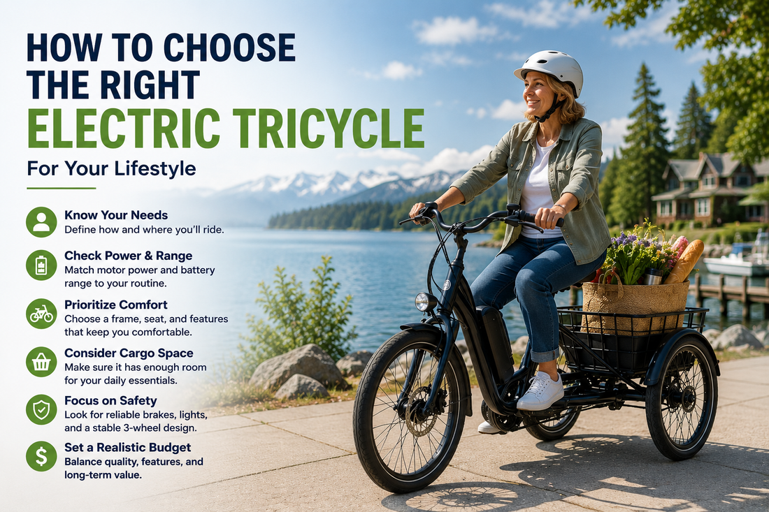 How to Choose the Right Electric Tricycle — A Practical Guide for Real Riders