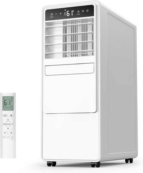 12000 BTU Portable Air Conditioners for Room up to 500 sq.ft, 3-in-1 Free Standing Quiet Portable AC Unit with Fan & Dehumidifier, Remote Control, Sleep Mode/24h Timer, 4 Speed, Auto Swing wourant